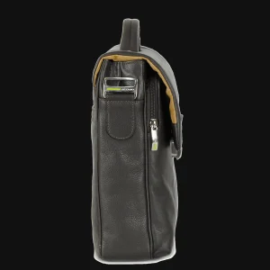 Borsa da lavoro in pelle morbida 15'' Moka