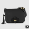 Borsa donna a tracolla in pelle Kate Nero