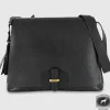 Borsa donna a tracolla in pelle Sarah Nero