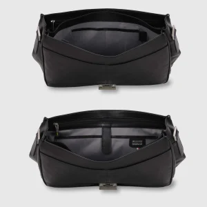 Borsa professionale da lavoro in pelle morbida 15'' Grigio Taupe