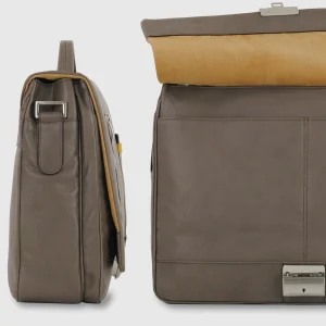 Borsa professionale da lavoro in pelle morbida 15'' Nero