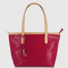 Borsa Shopping donna in pelle Ciliegia Diana