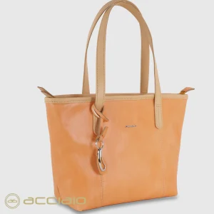 Borsa Shopping donna in pelle Pesca Diana