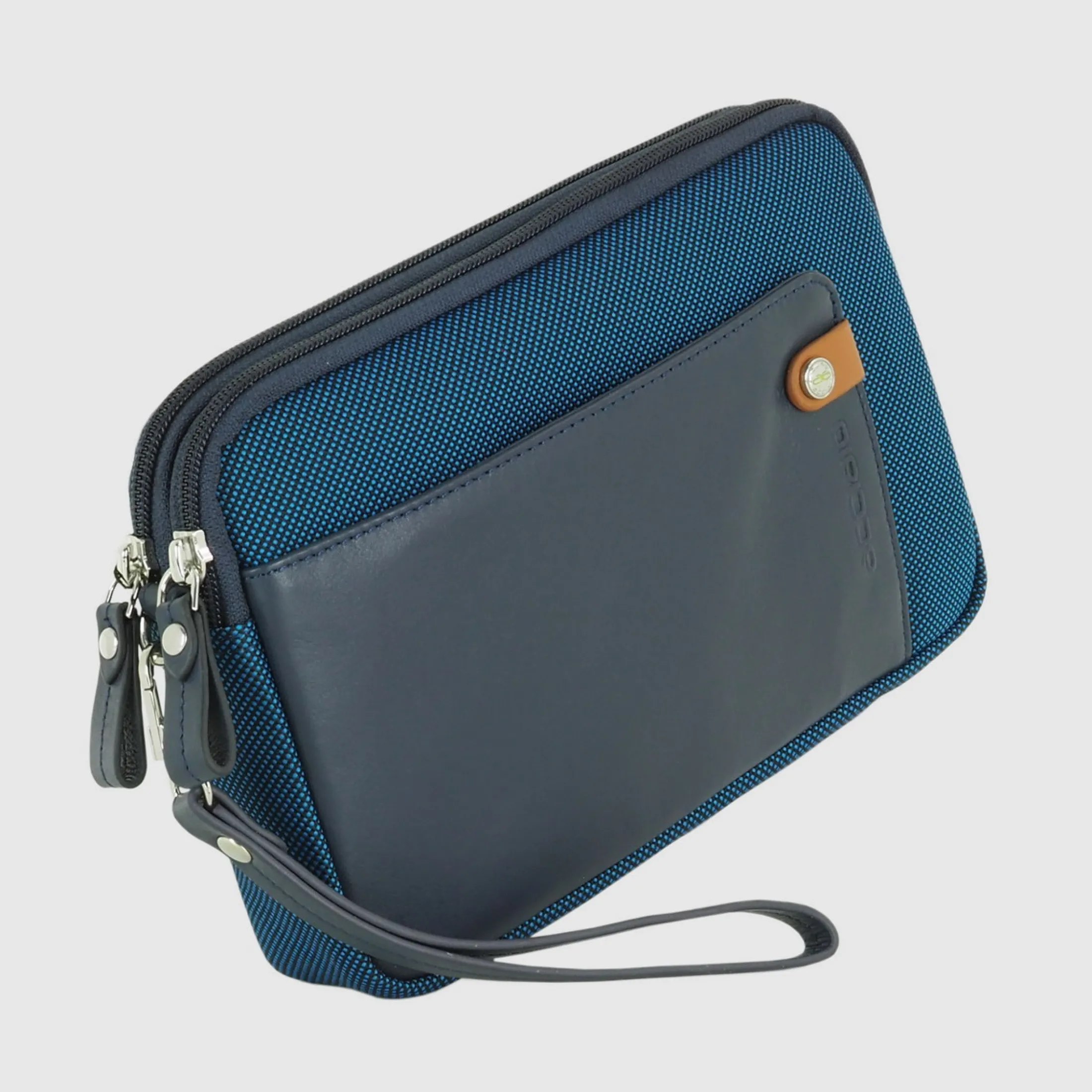borsello_a_mano_pochette__0.webp Borsello a mano pochette uomo Even 8" Blu Cobalto
