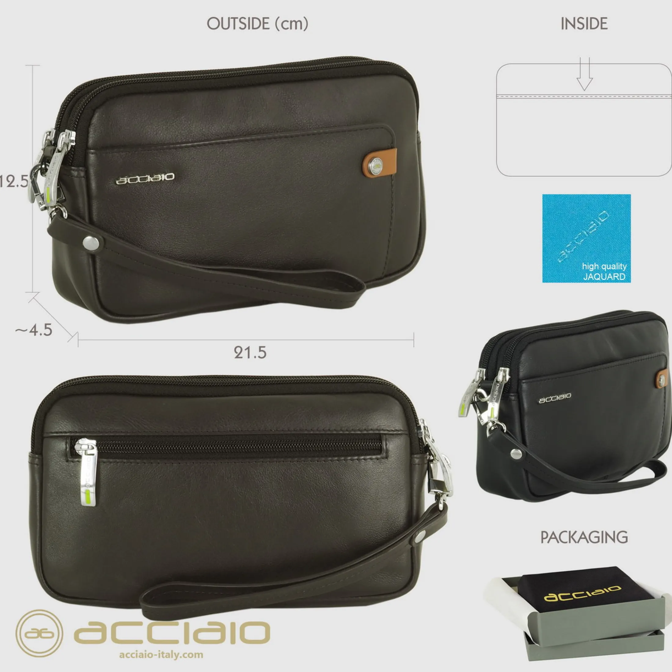 borsello_a_mano_pochette__1-6.webp Borsello a mano pochette uomo Obi 7" pelle Moka