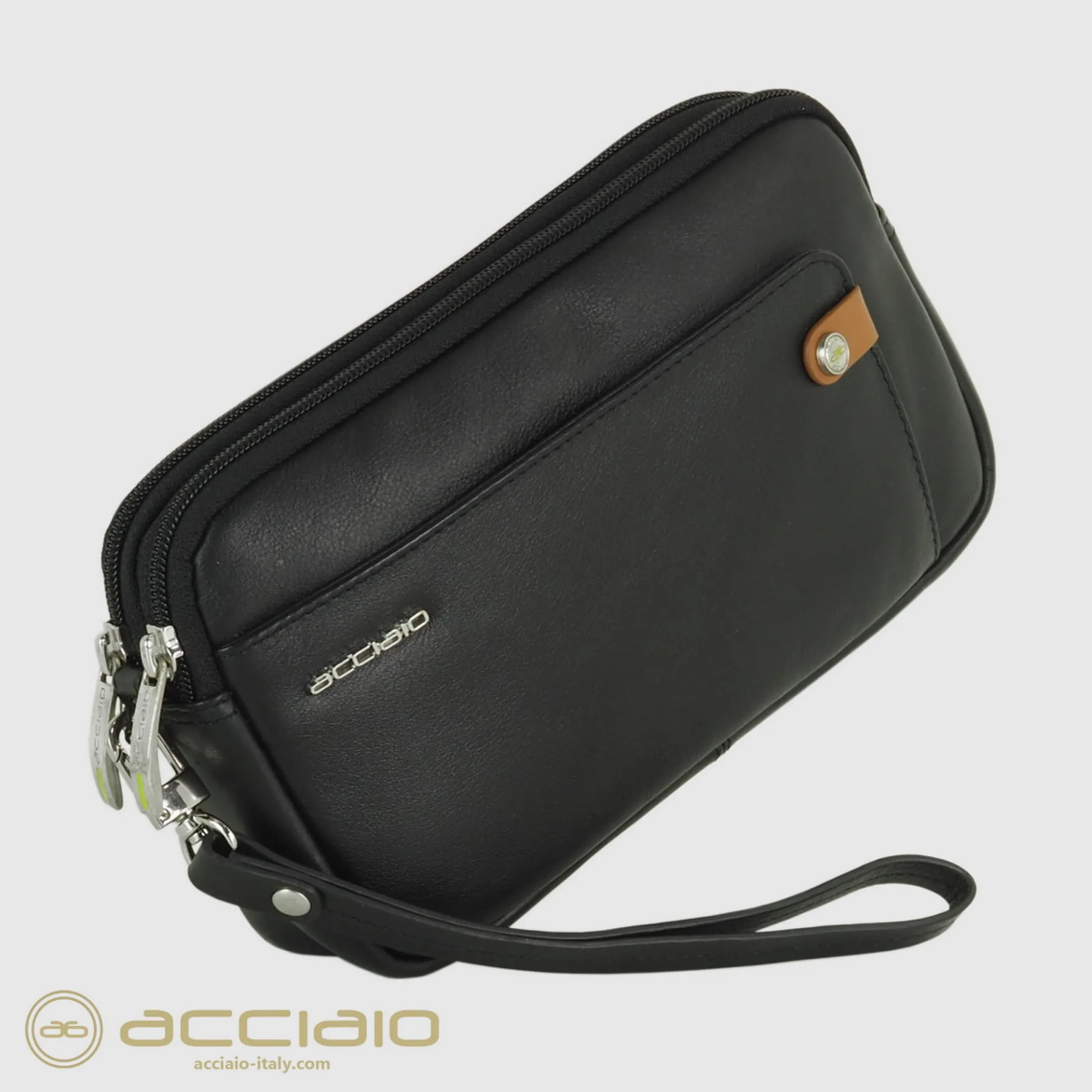 borsello_a_mano_pochette__2-6.webp Borsello a mano pochette uomo Obi 7" pelle Moka