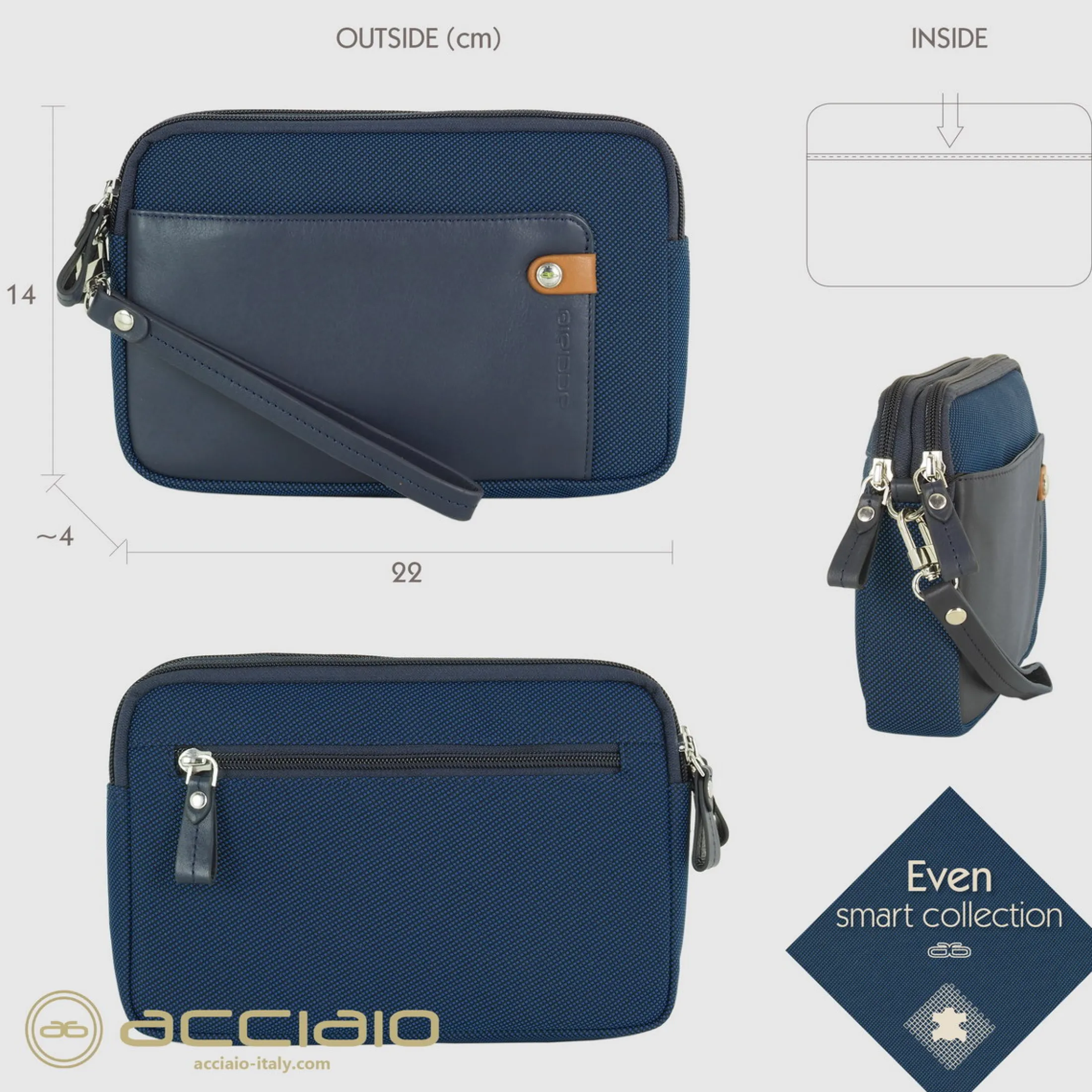 borsello_a_mano_pochette__3-1.webp Borsello a mano pochette uomo Even 8" Blu Navy