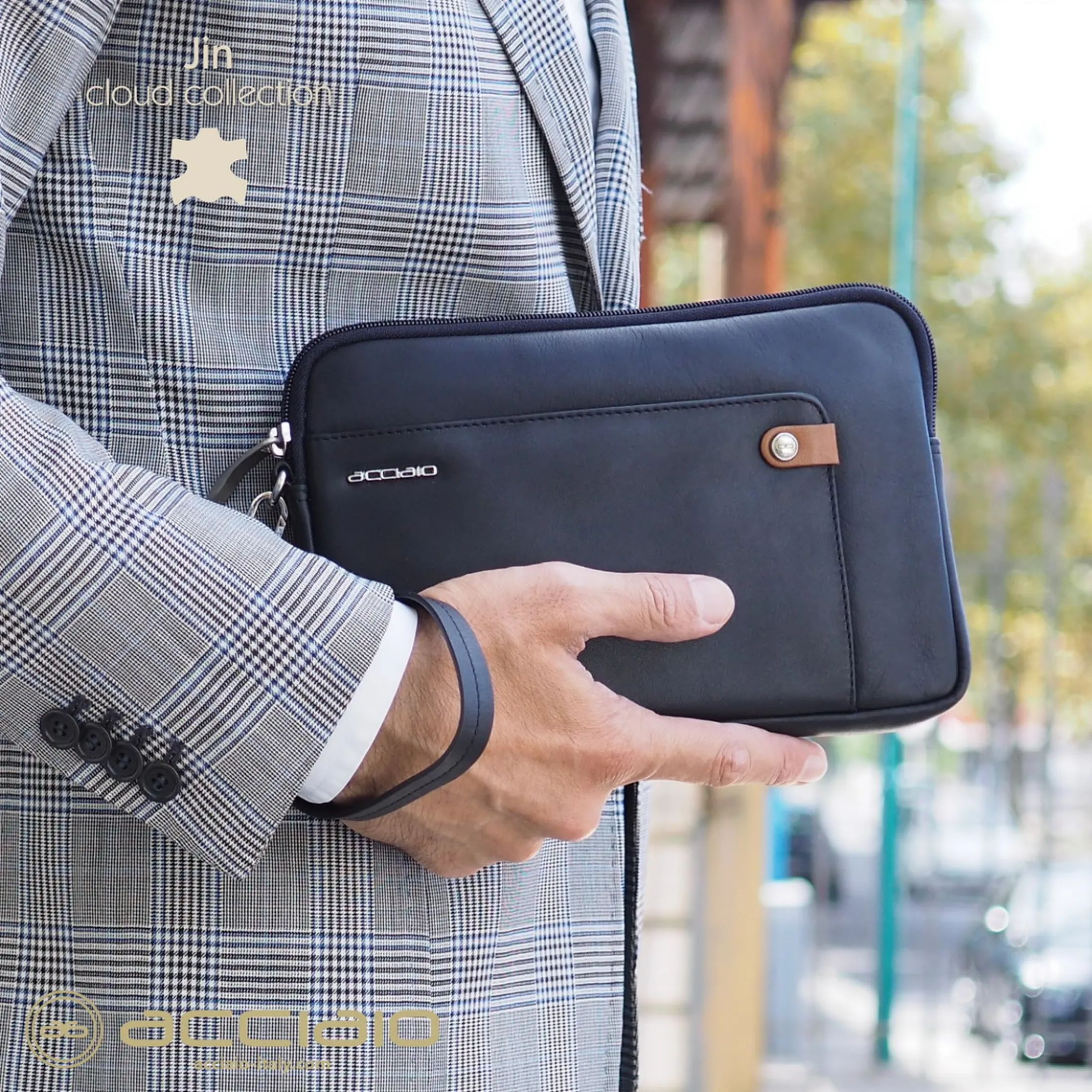 borsello_a_mano_pochette__3-4.webp Borsello a mano pochette uomo Jin 9" pelle Nero