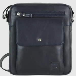 Borsello uomo a tracolla in pelle Camdem Town Blu
