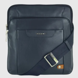 Borsello uomo a tracolla Smash in pelle Blu