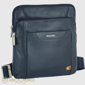 Borsello uomo a tracolla Smash in pelle Blu