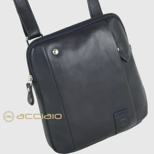 Borsello uomo a tracolla in pelle Soho Blu