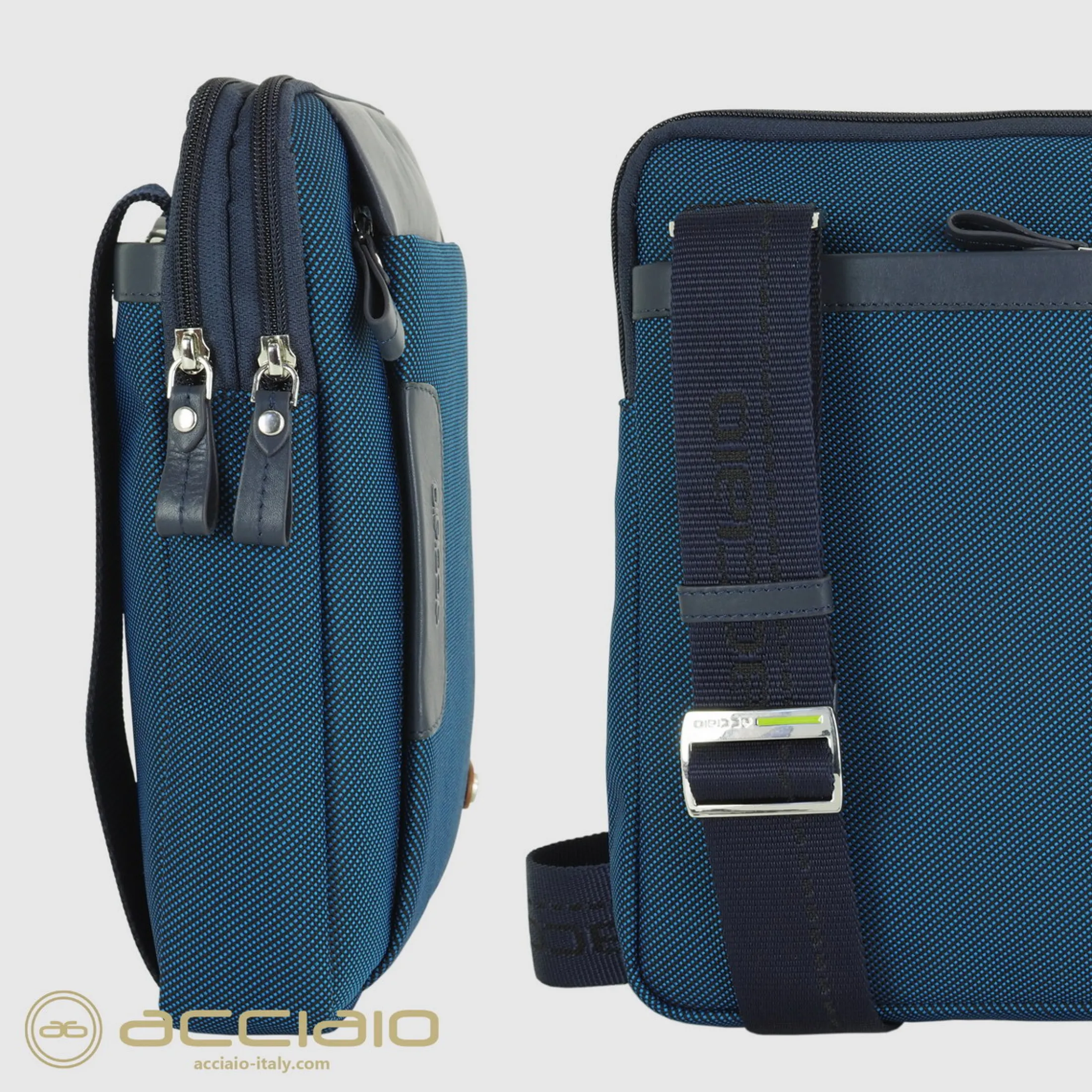 borsello_uomo_porta_ipad__3-3.webp Borsello uomo porta iPad doppio vano Fusion in tessuto e pelle Blu Cobalto