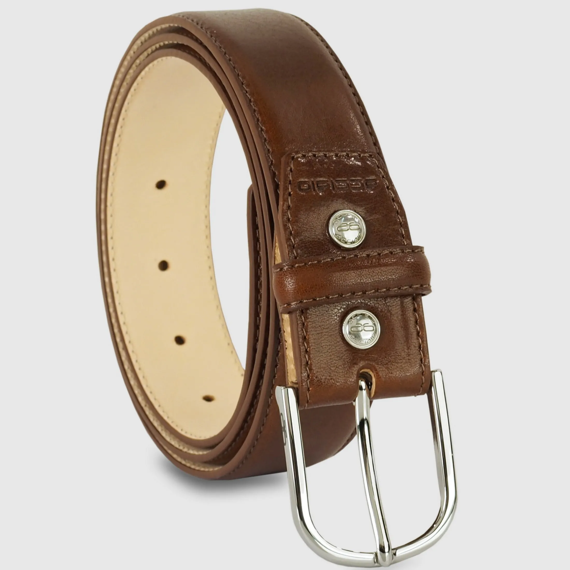cintura_classica_uomo_rai_0-2.webp Cintura classica uomo Rainbow in pelle Vacchetta Cognac