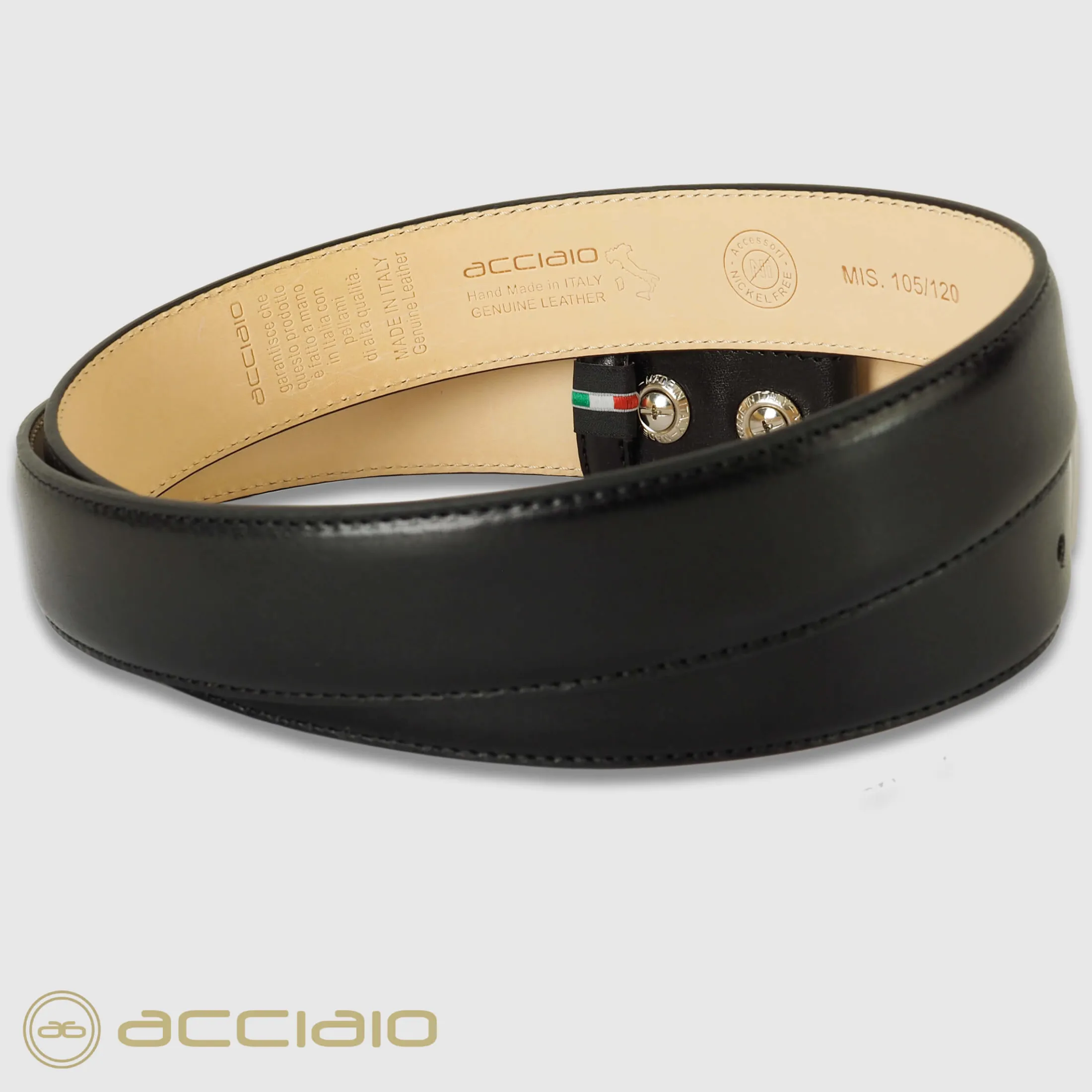 cintura_classica_uomo_rai_4-4.webp Cintura classica uomo Rainbow in pelle Vacchetta Nero