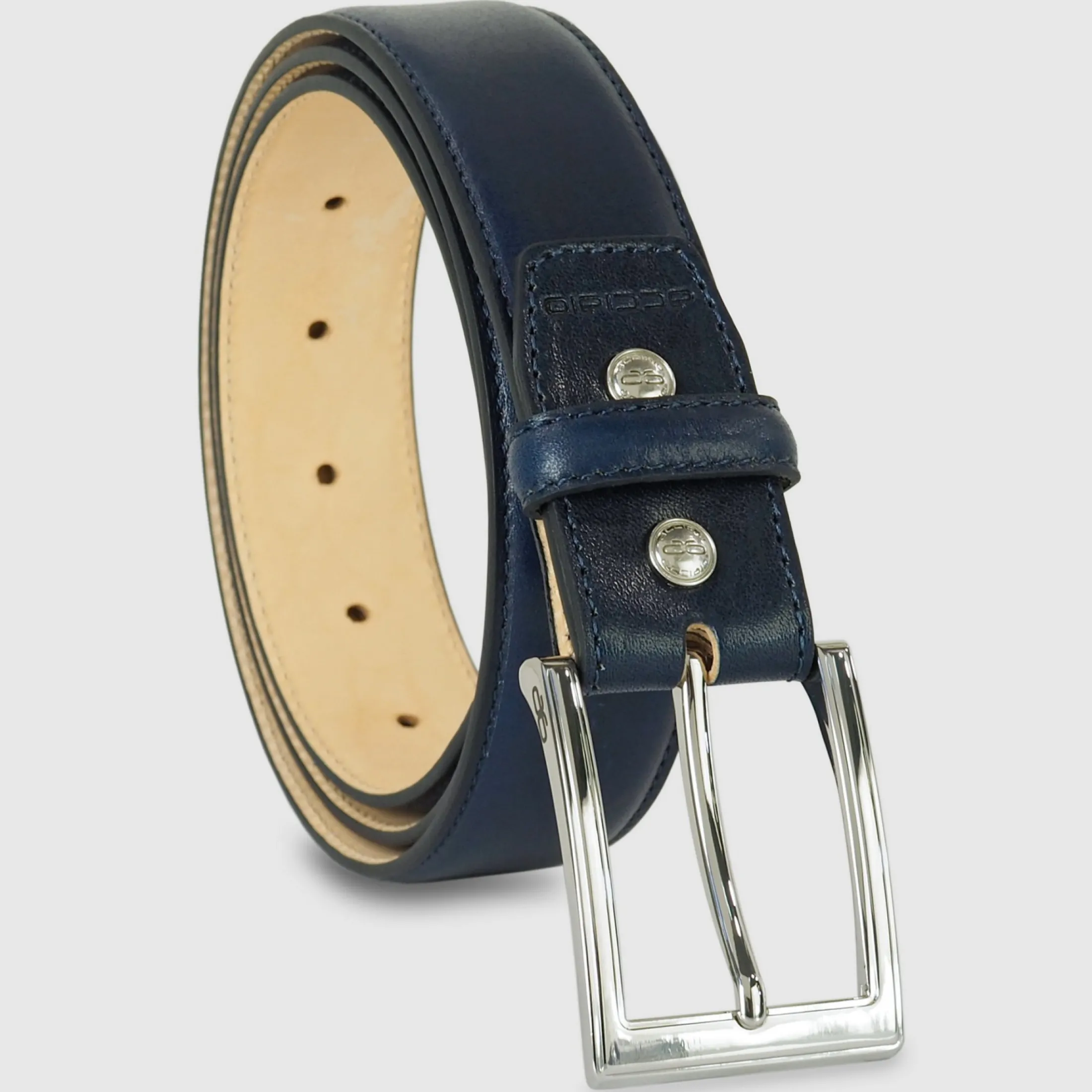 cintura_classica_uomo_sap_0.webp Cintura classica uomo Sapphire in pelle Vacchetta Blu