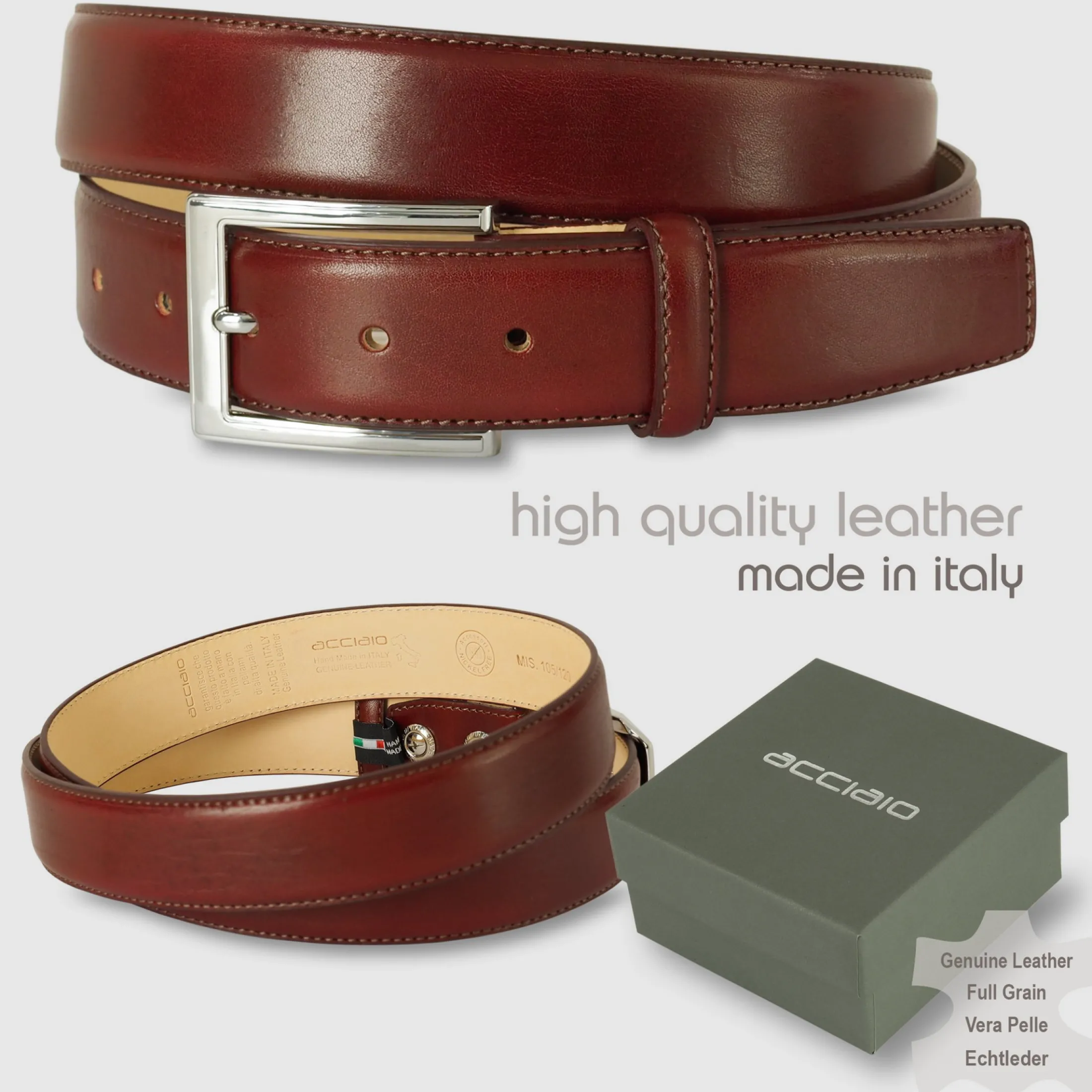 cintura_classica_uomo_sap_1-1.webp Cintura classica uomo Sapphire in pelle Vacchetta Bordeaux