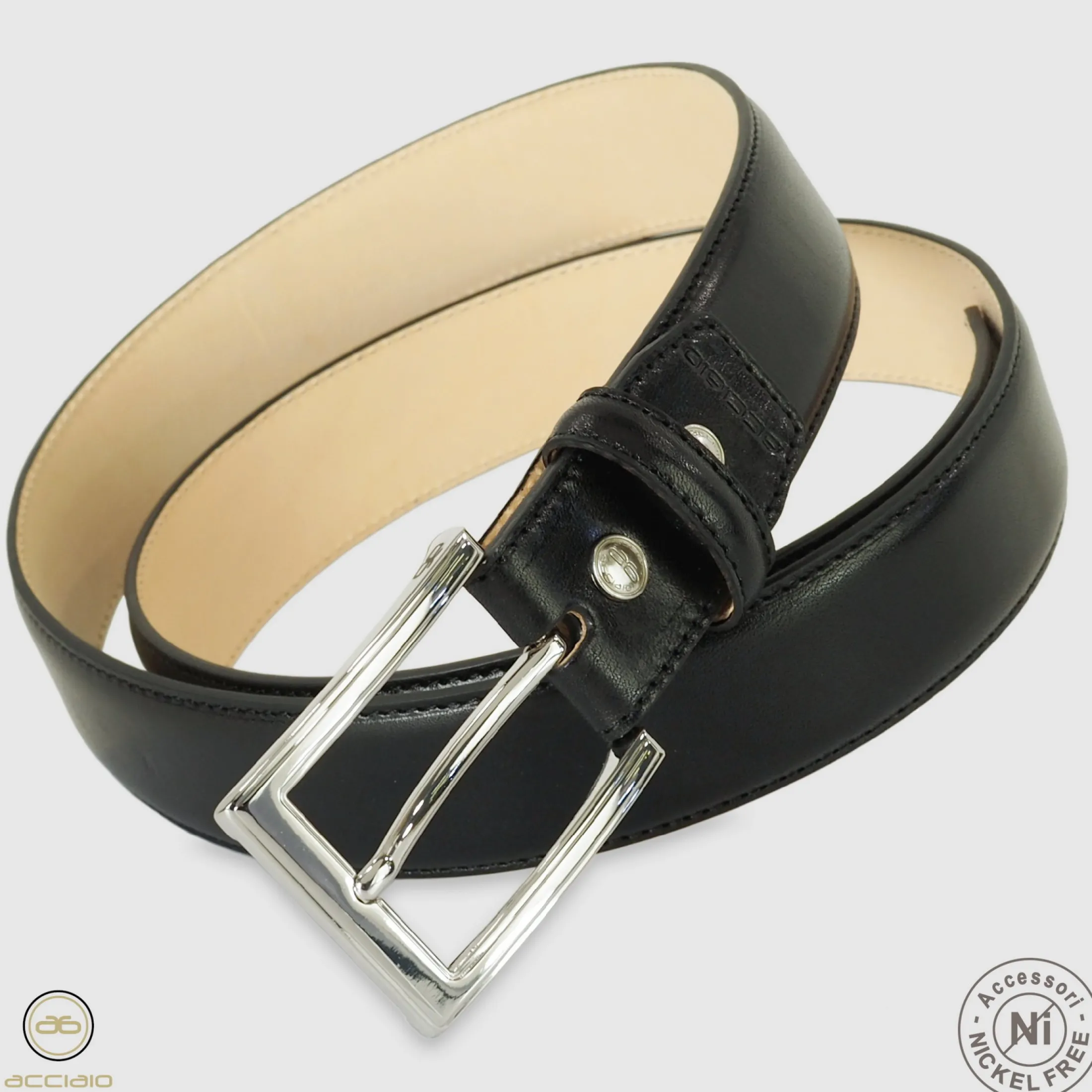 cintura_classica_uomo_sap_2-4.webp Cintura classica uomo Sapphire in pelle Vacchetta Nero