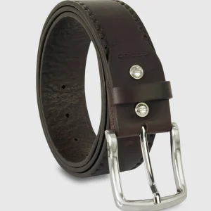 Cintura in cuoio uomo da 40 Jade pelle colore Marrone scuro