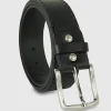 Cintura in cuoio uomo da 40 Jade pelle colore Nero