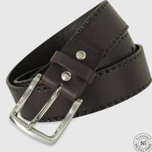 Cintura in cuoio uomo da 40 Jade pelle colore Marrone scuro