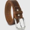 Cintura uomo cuoio Onyx in pelle Marrone chiaro