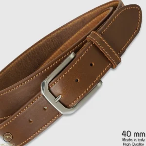Cintura uomo cuoio Onyx in pelle Marrone chiaro