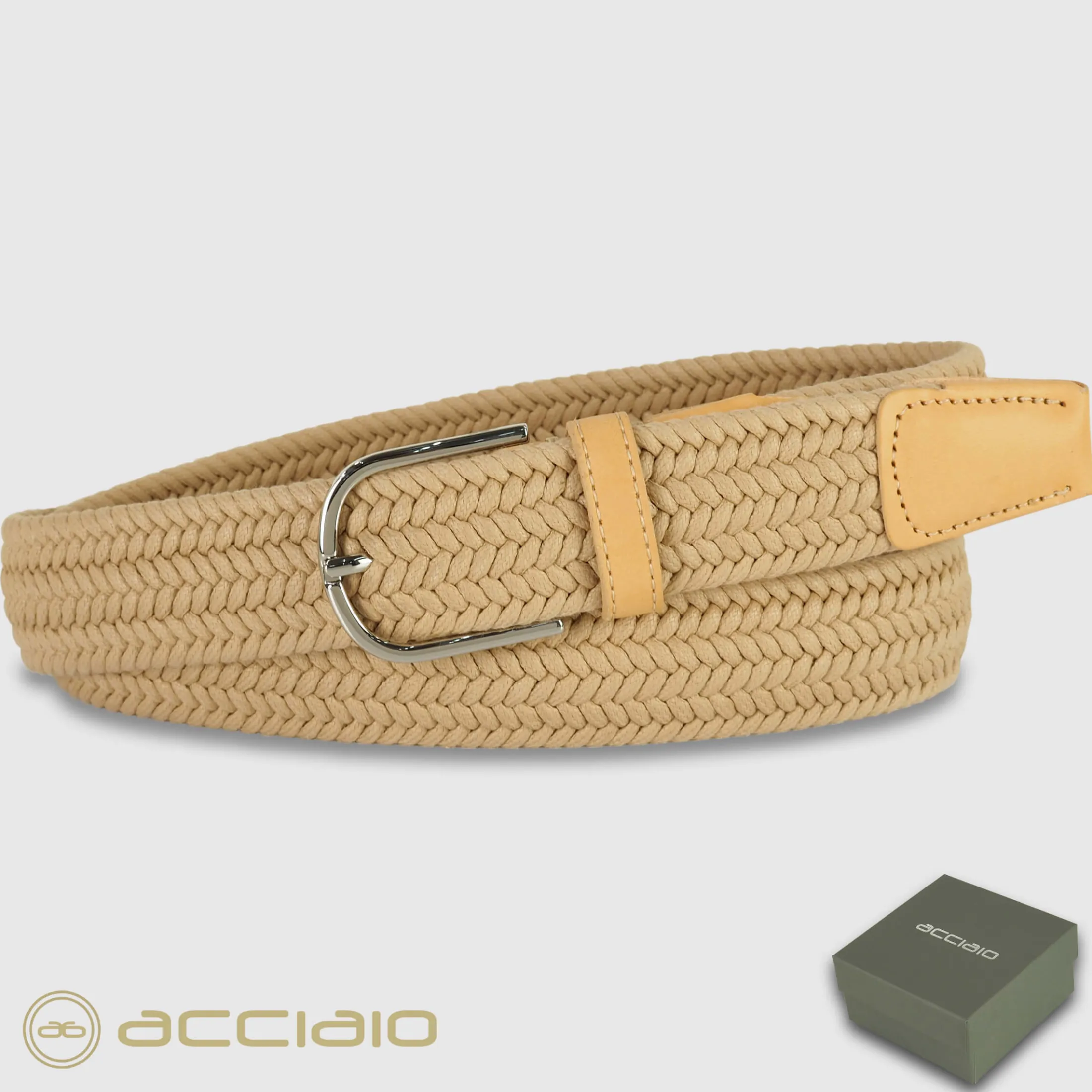 cintura_uomo_intrecciata__2.webp Cintura uomo intrecciata elastica Cuoio Nature