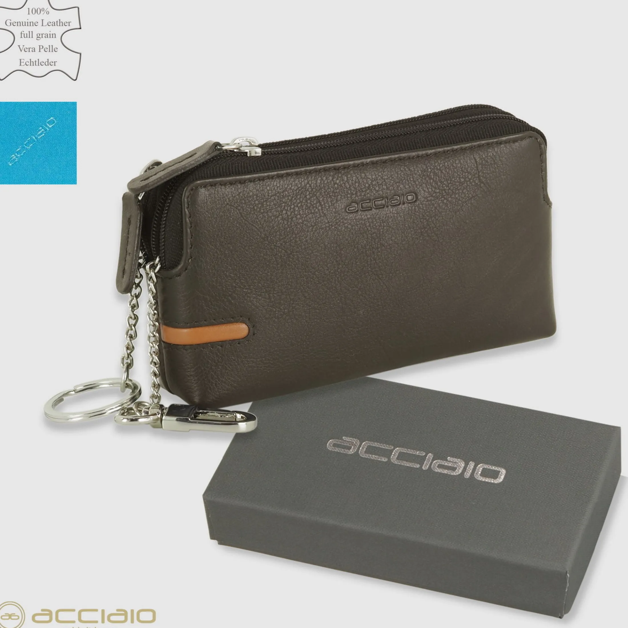 pochette_portamonete_port_1-1.webp Pochette portamonete portachiavi 2 vani zip in pelle Marrone/Moka
