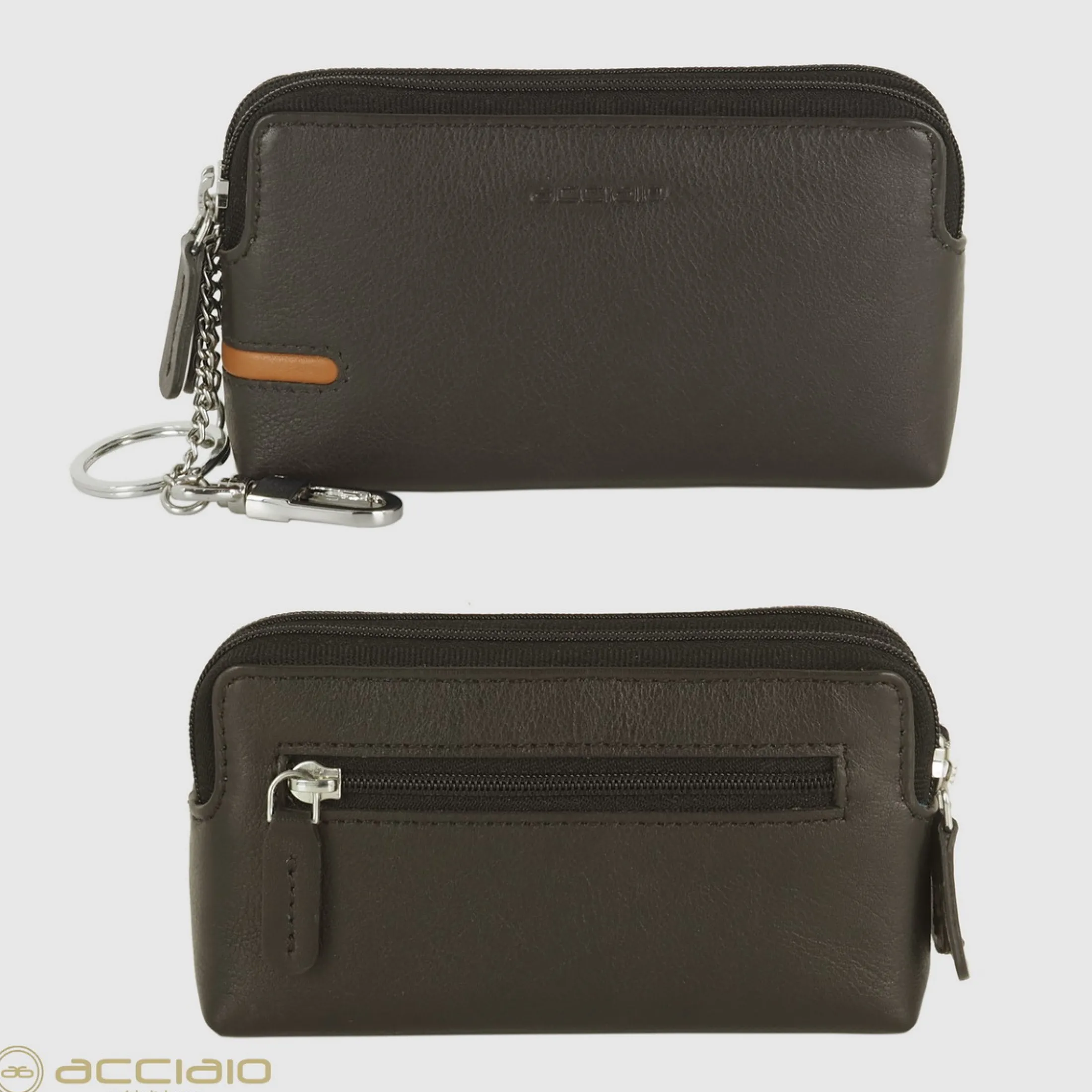 pochette_portamonete_port_2-1.webp Pochette portamonete portachiavi 2 vani zip in pelle Marrone/Moka