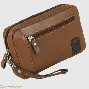 Pochette Uomo in pelle borsello a mano George 8