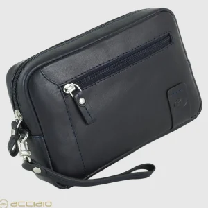 Pochette Uomo in pelle borsello a mano George 8
