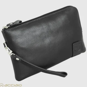 Pochette Uomo piatta in pelle borsello a mano Oliver 9
