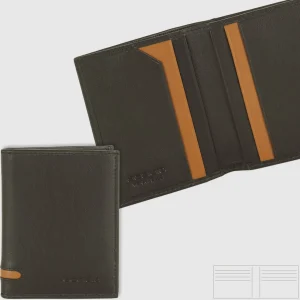 Portafoglio mini da uomo 7 carte Marrone/Moka