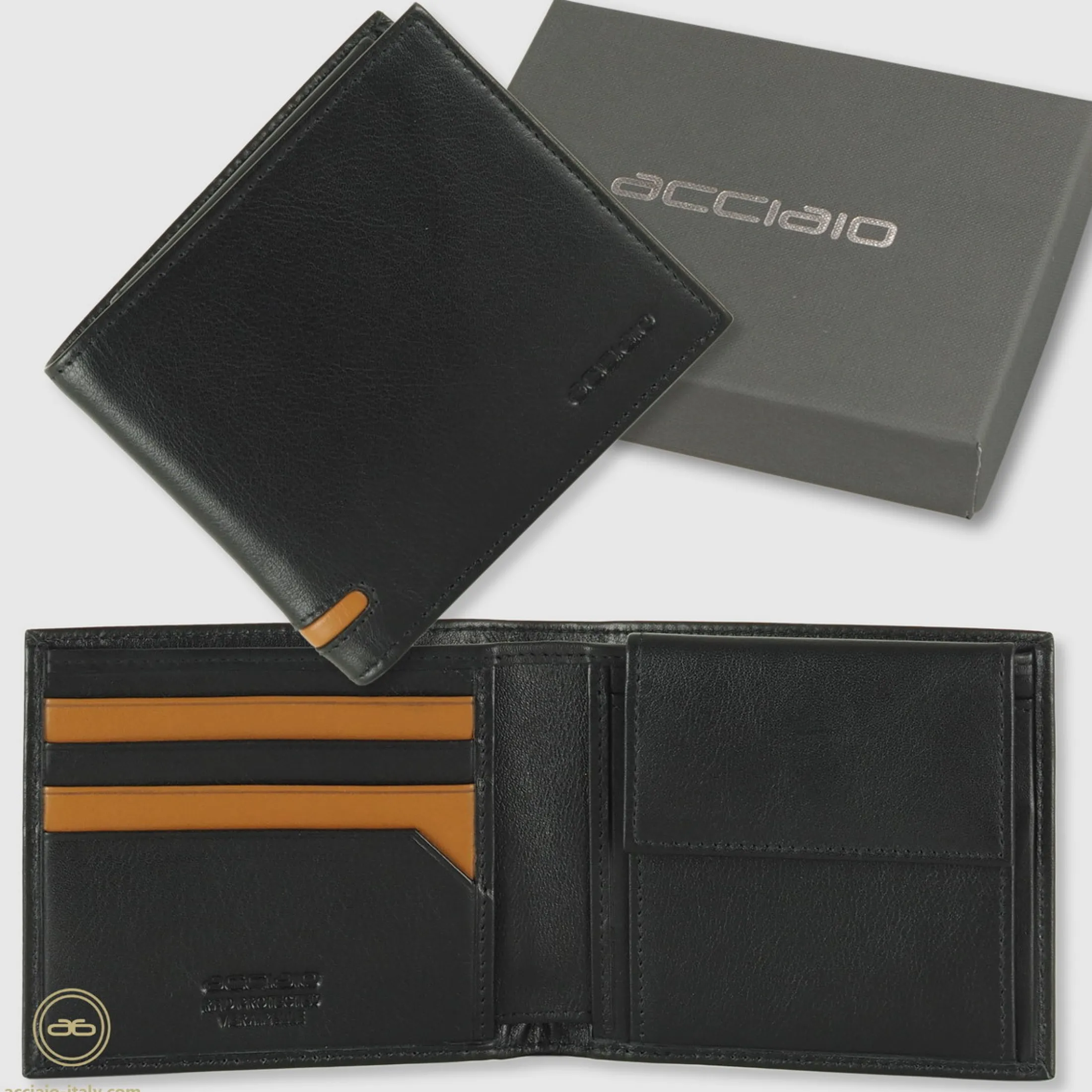 portafoglio_piccolo_da_uo_1-2.webp Portafoglio piccolo da uomo 7 carte e portamonete Nero