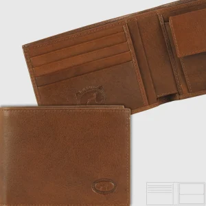 Portafoglio uomo in pelle classico con portamonete Scott Castagno