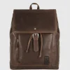 Zaino classico in pelle Piccadilly 15" Marrone