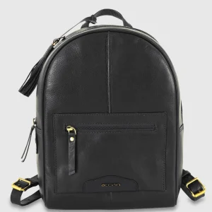 Zaino donna in pelle Victoria Nero