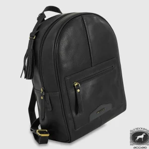 Zaino donna in pelle Victoria Nero