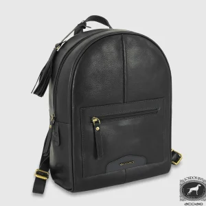 Zaino donna in pelle Victoria Nero