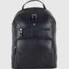 Zaino porta pc in pelle Carnaby St. 15" Blu