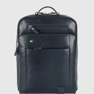 Zaino porta pc piccolo in pelle Brighton 13" Blu