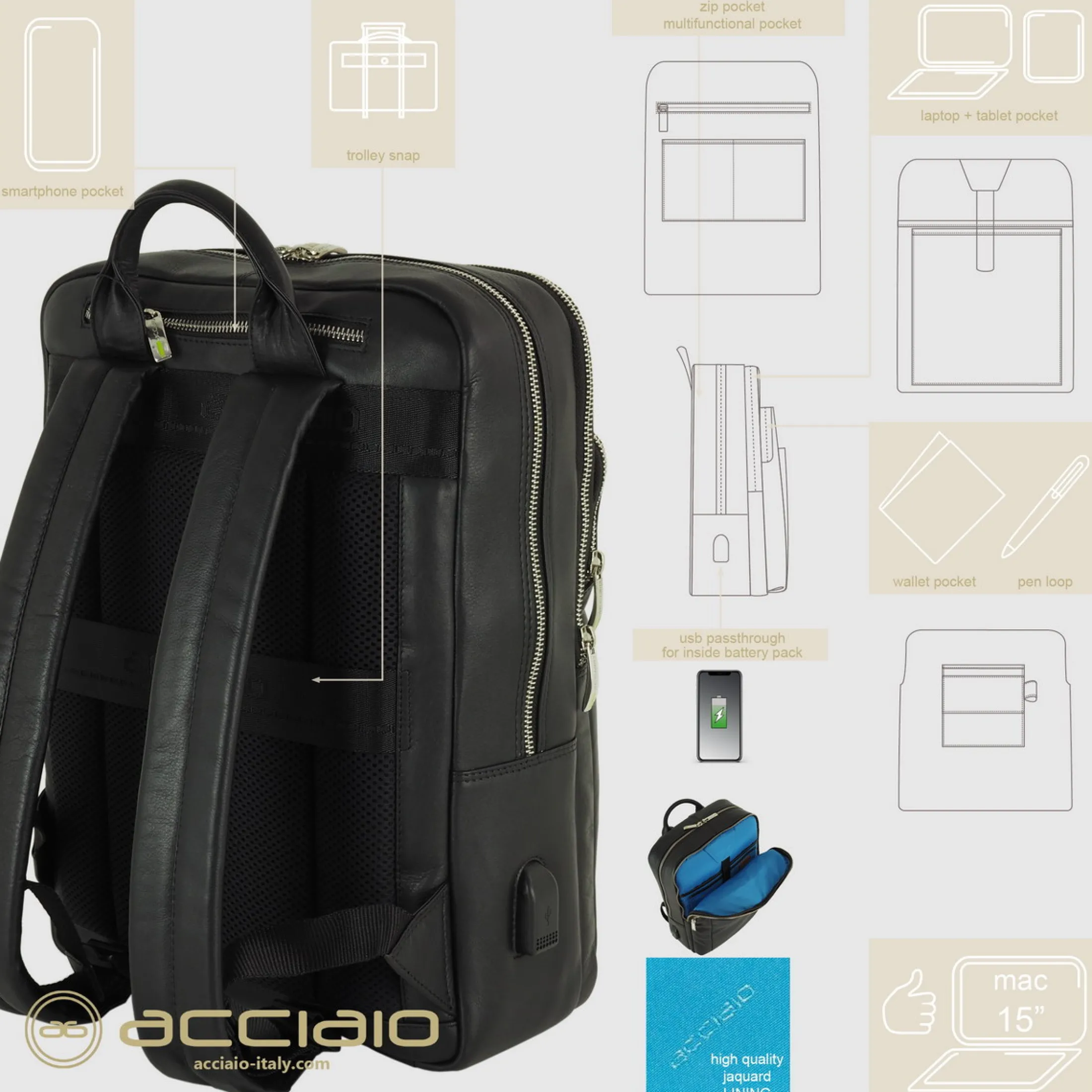 zaino_porta_pc_zip__pelle_3.webp Zaino porta pc Zip 15" pelle Blu